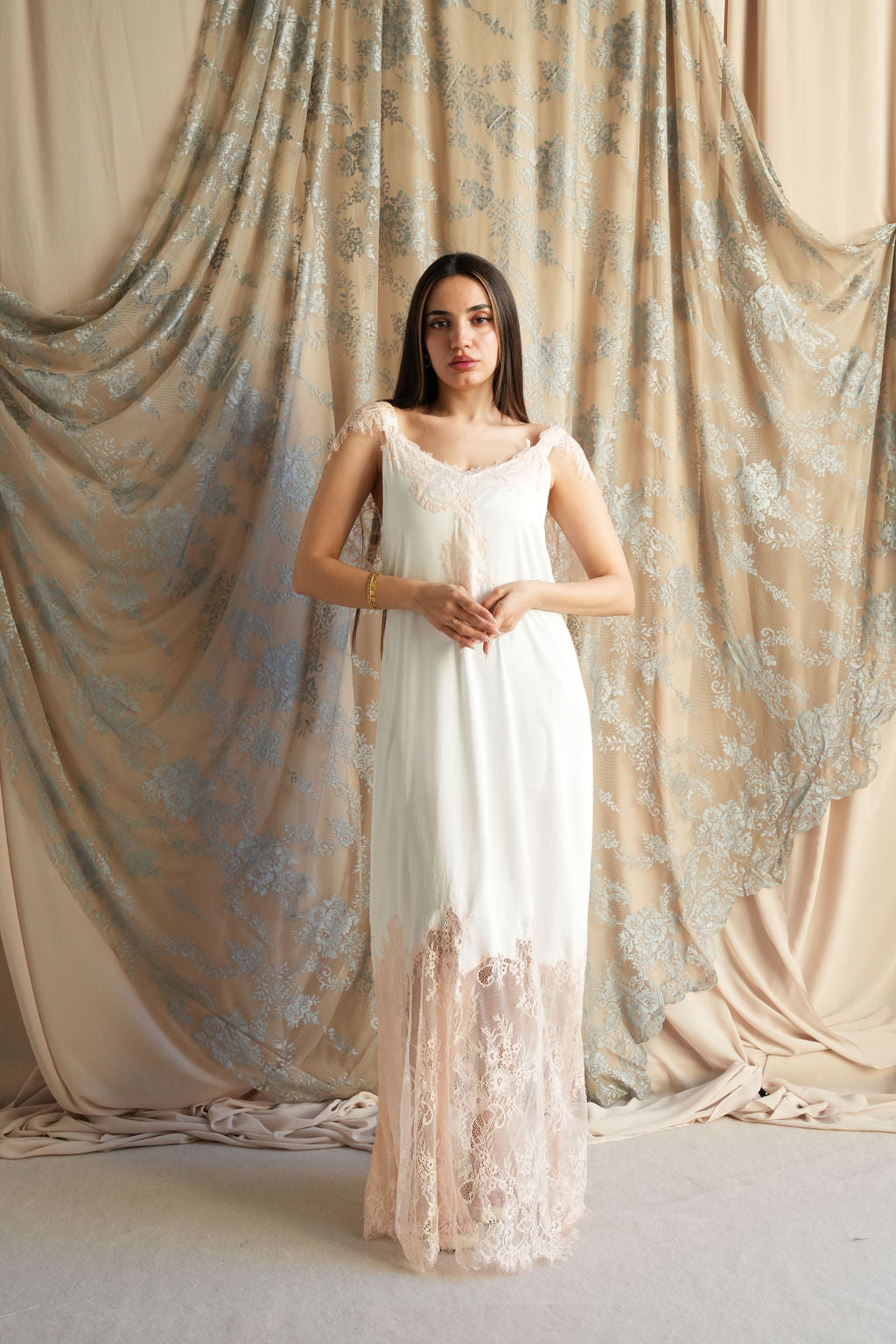 Moonveil Lace Robe