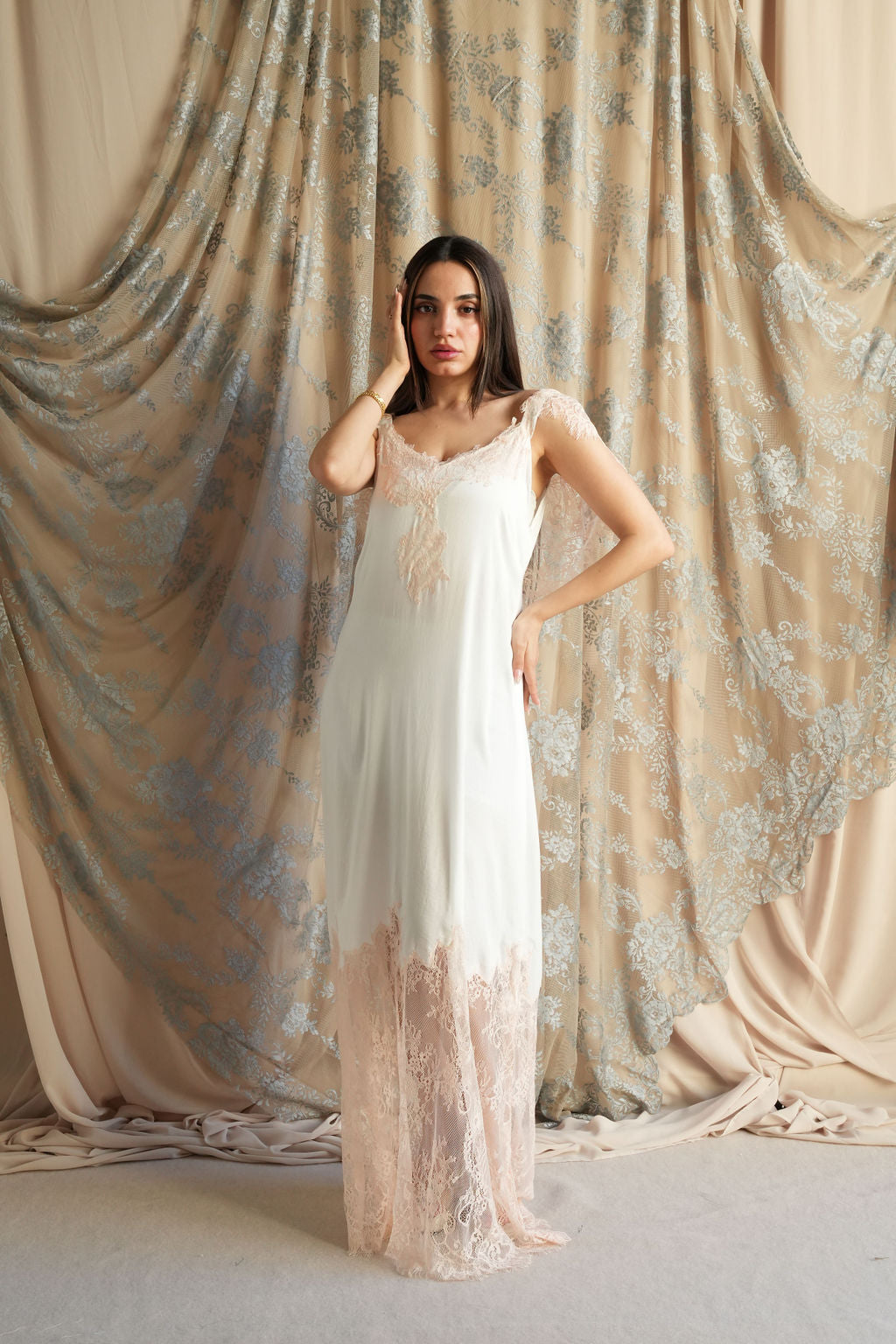 Moonveil Lace Robe