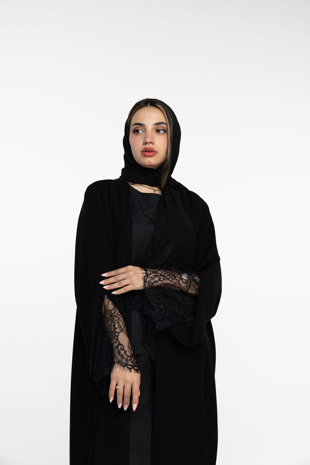 Midnight Elegance Abaya Set