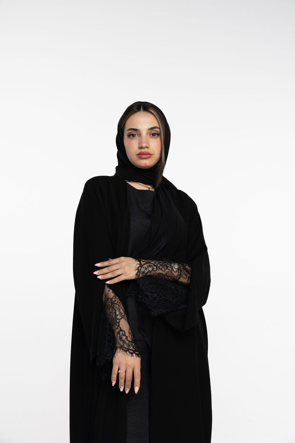 Midnight Elegance Abaya Set