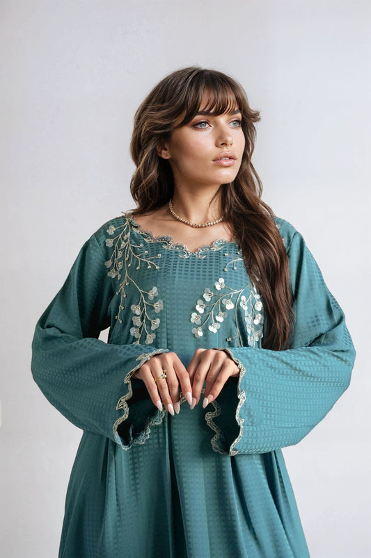 Seraphine Teal Drapes