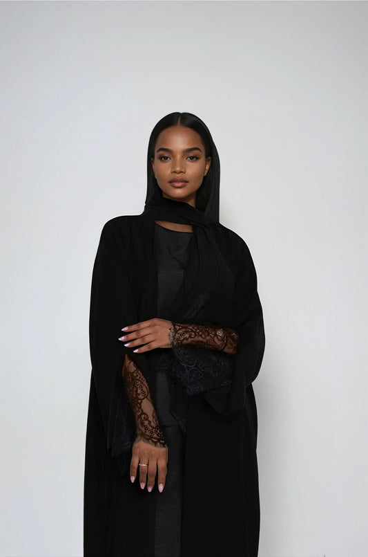 Midnight Elegance Abaya Set